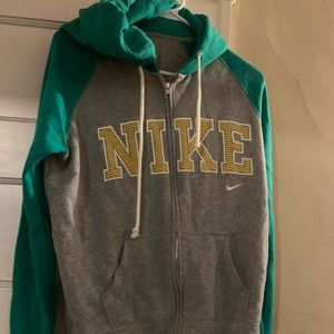 Grey/Green/Yellow Nike Jacket